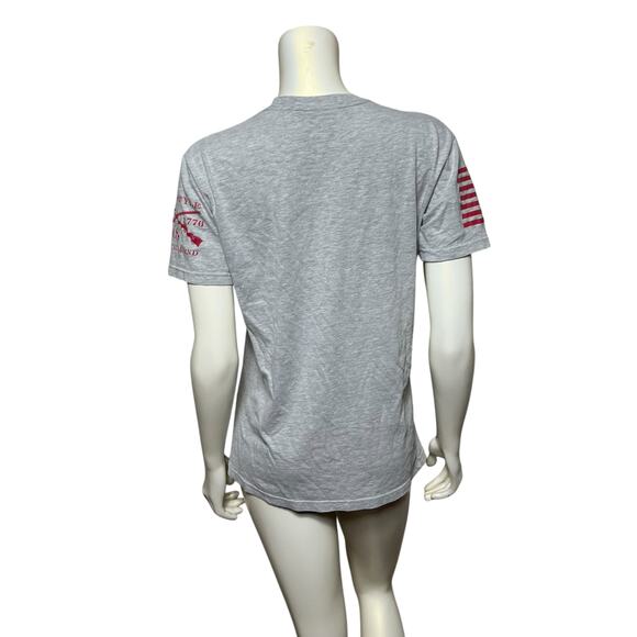 Grunt Style Men's Blood Is The Ink Of Freedom Graphic T-Shirt, Medium - Picture 3 of 5